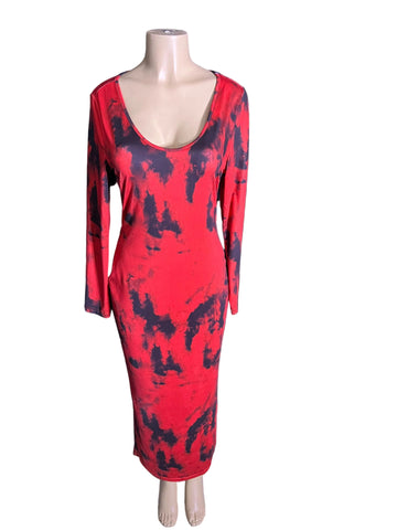 Red and Black Body Con