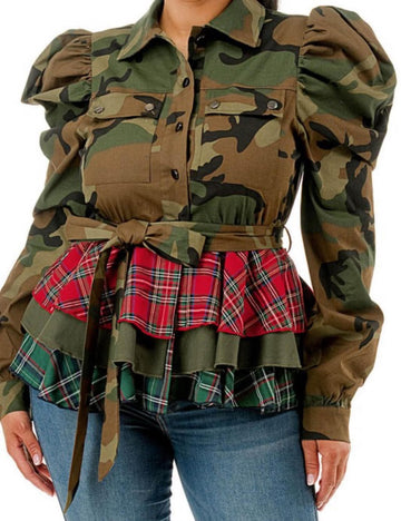 Camouflage Light Weight Jacket