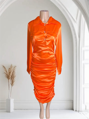 Orange Zara Dress