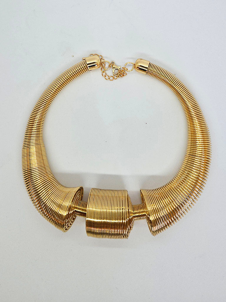 Gold Wire Necklace